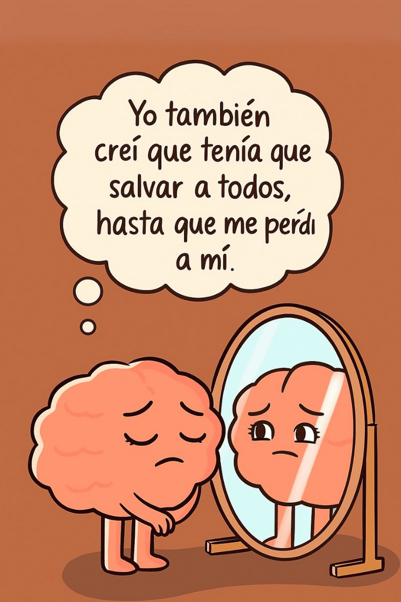 Yo también creí que tenía que salvar a todos
