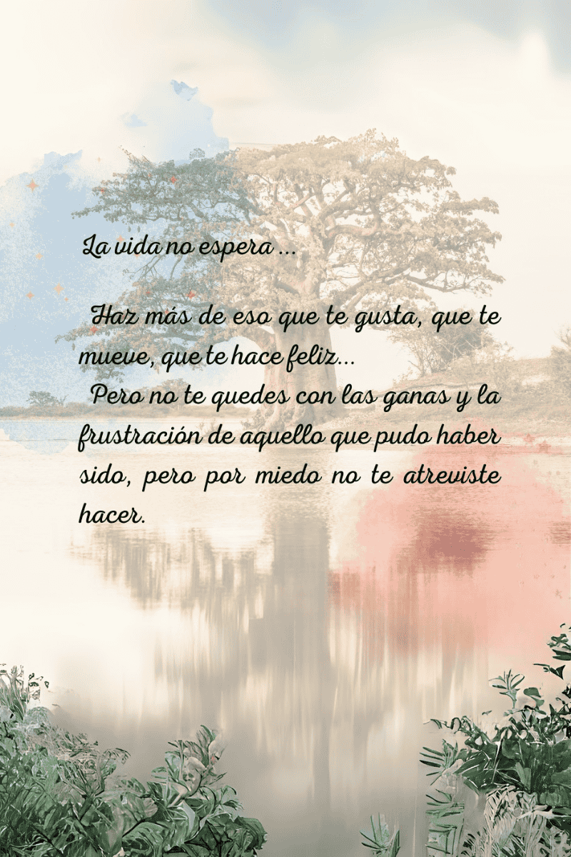 Vive hoy, el mañana no está garantizado